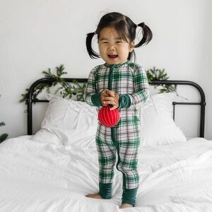 Noel Plaid Bamboo Viscose Zippy Little Sleepies